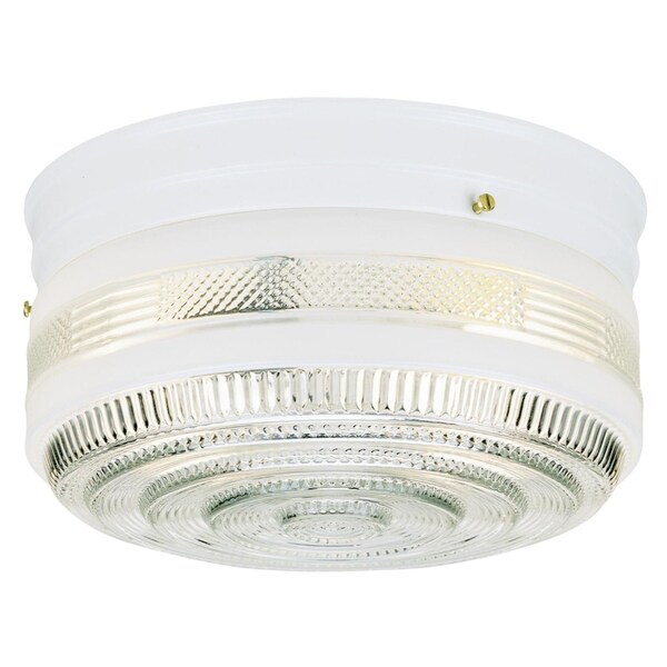 Westinghouse Westinghouse 5 in. H X 8.75 in. W X 8.75 in. L White Ceiling Fixture 6620348 - main